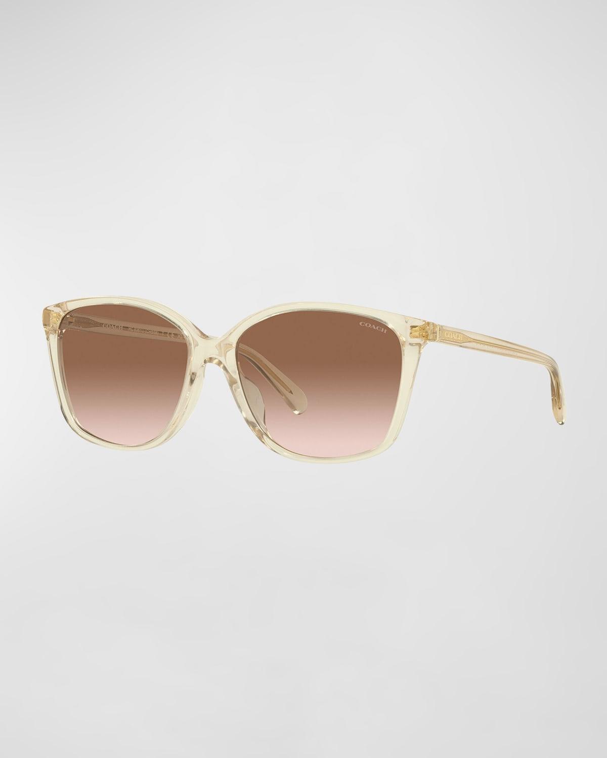 Gradient Square Acetate Sunglasses Product Image