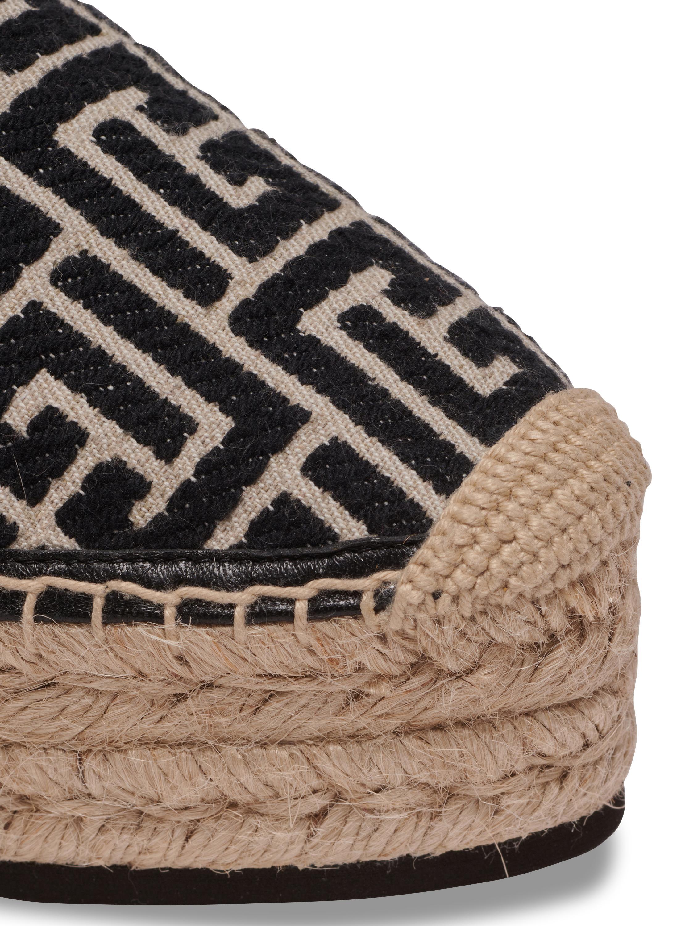 Alex espadrilles with jacquard monogram Product Image