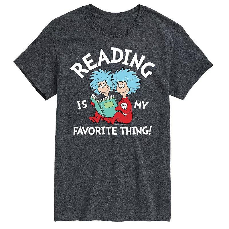 Big & Tall Dr. Seuss Reading Is My Favorite Graphic Tee, Mens Product Image