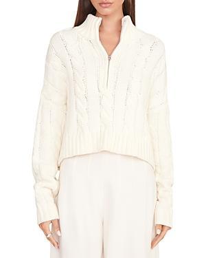 Womens Hampton Rib-Knit Cropped Sweater Product Image