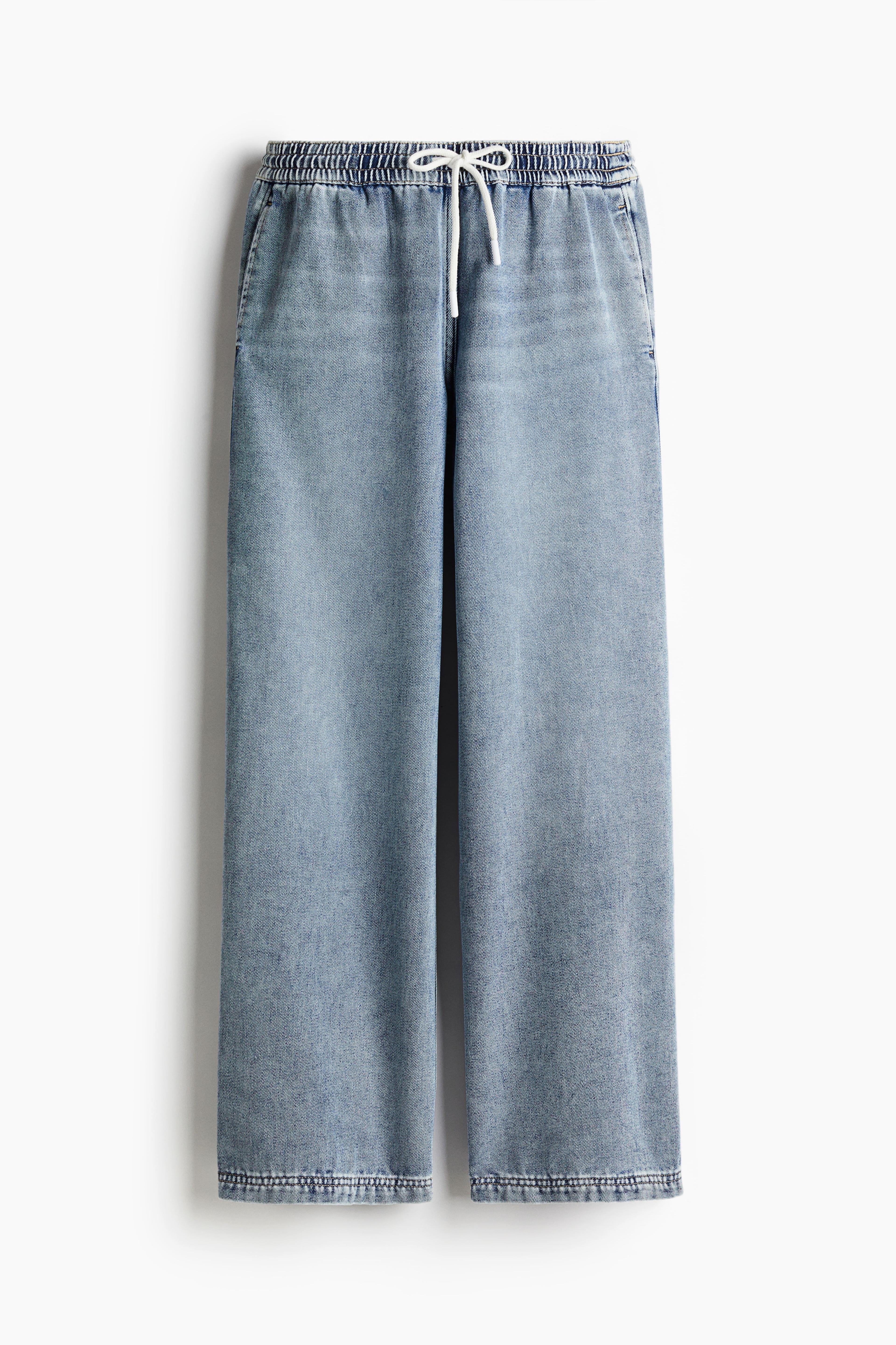 Denim Pull-on Pants Product Image