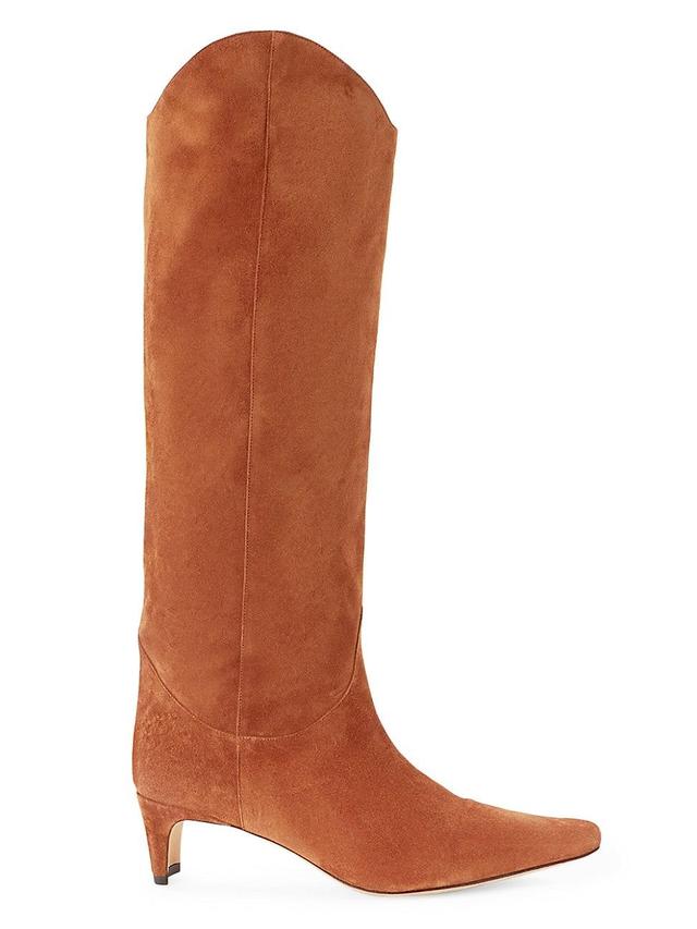 Womens Western Suede Wally Boots Product Image