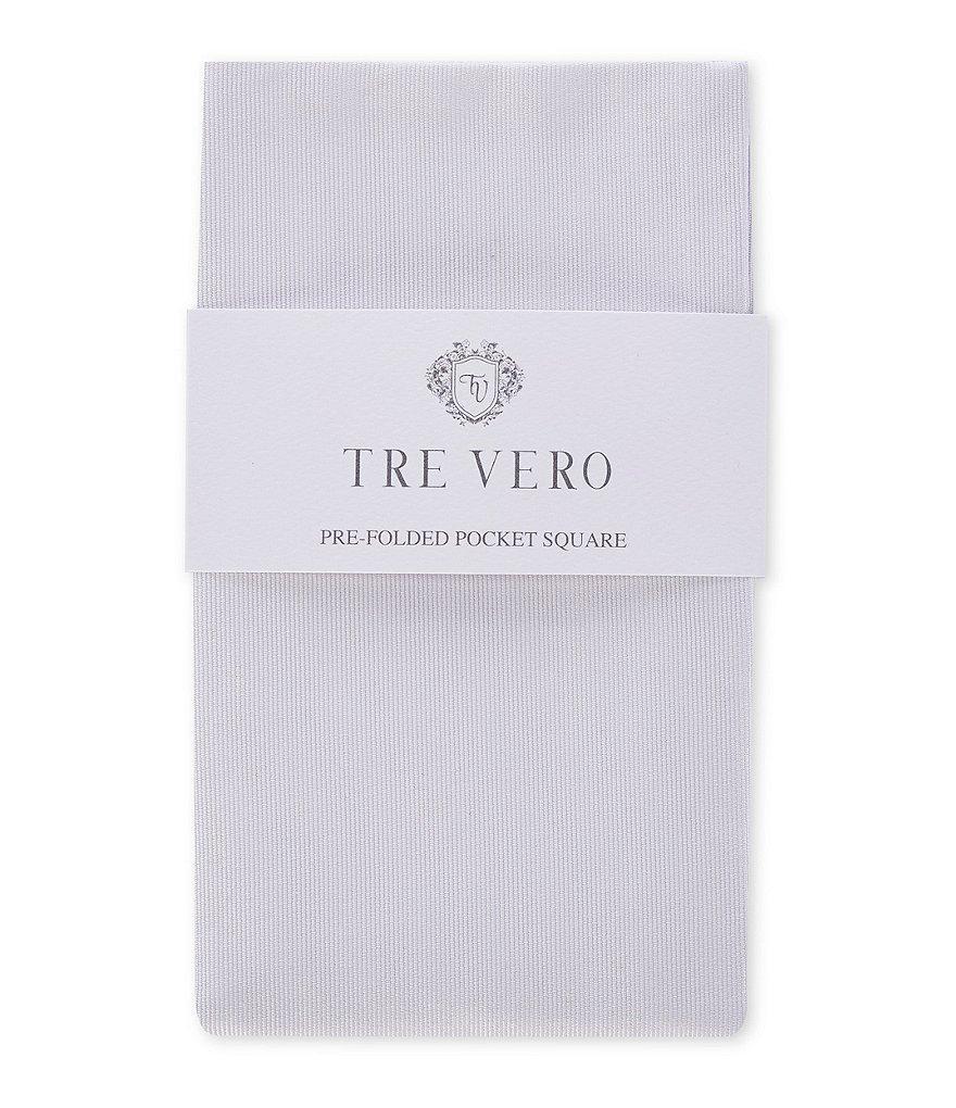 Tre Vero Solid Silk Pre-Folded Pocket Square Product Image