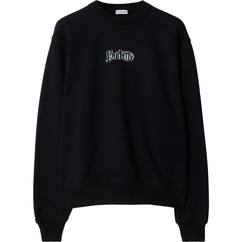 BURBERRY Logo Sweatshirt In Black Product Image