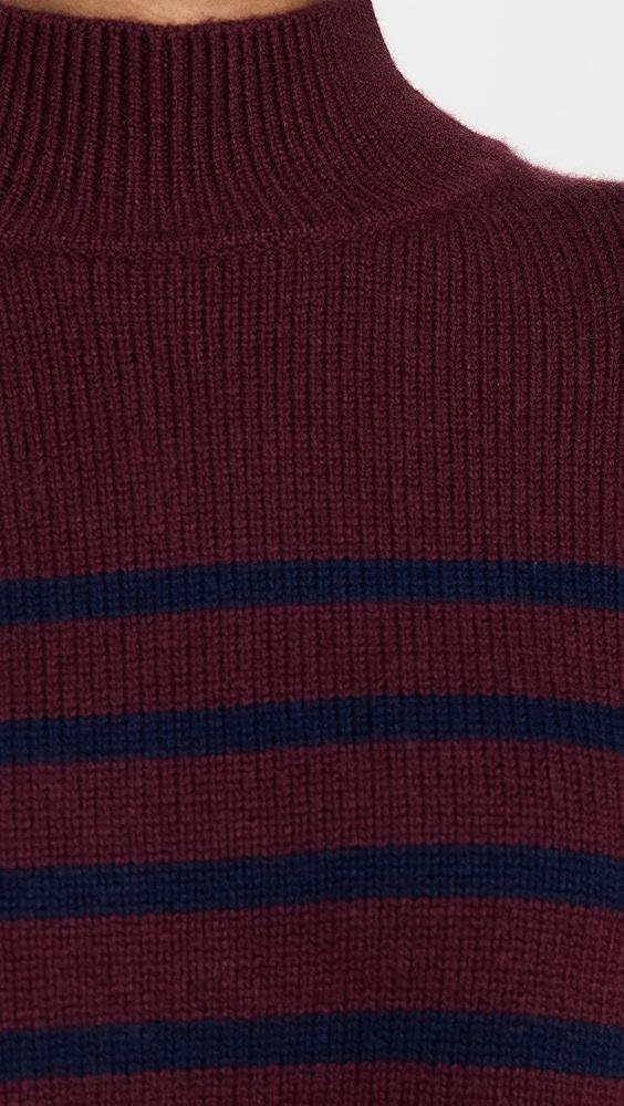 Stateside Striped Mock Neck Sweater | Shopbop Product Image