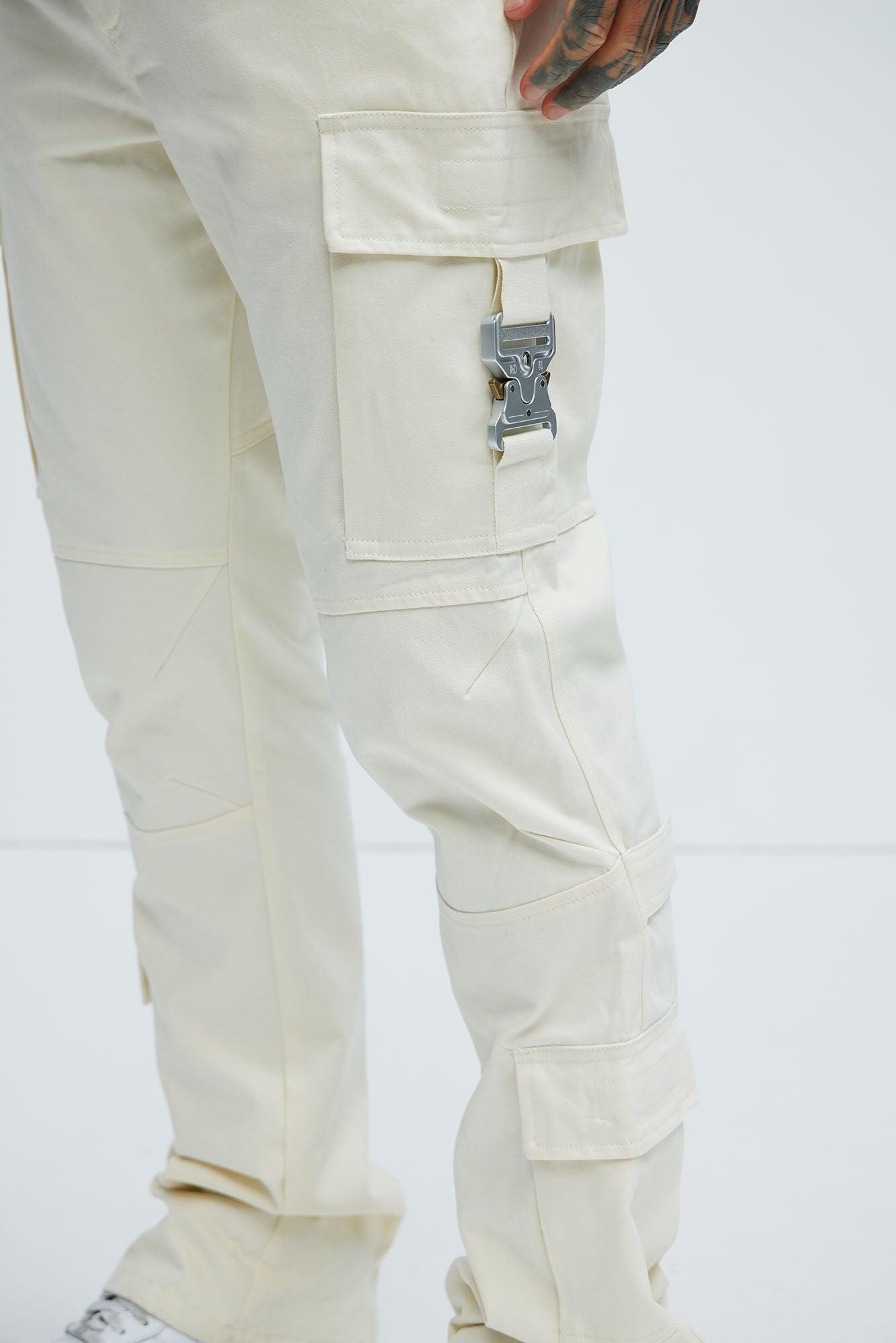 Nikko Slim Flare Pants - Cream Product Image