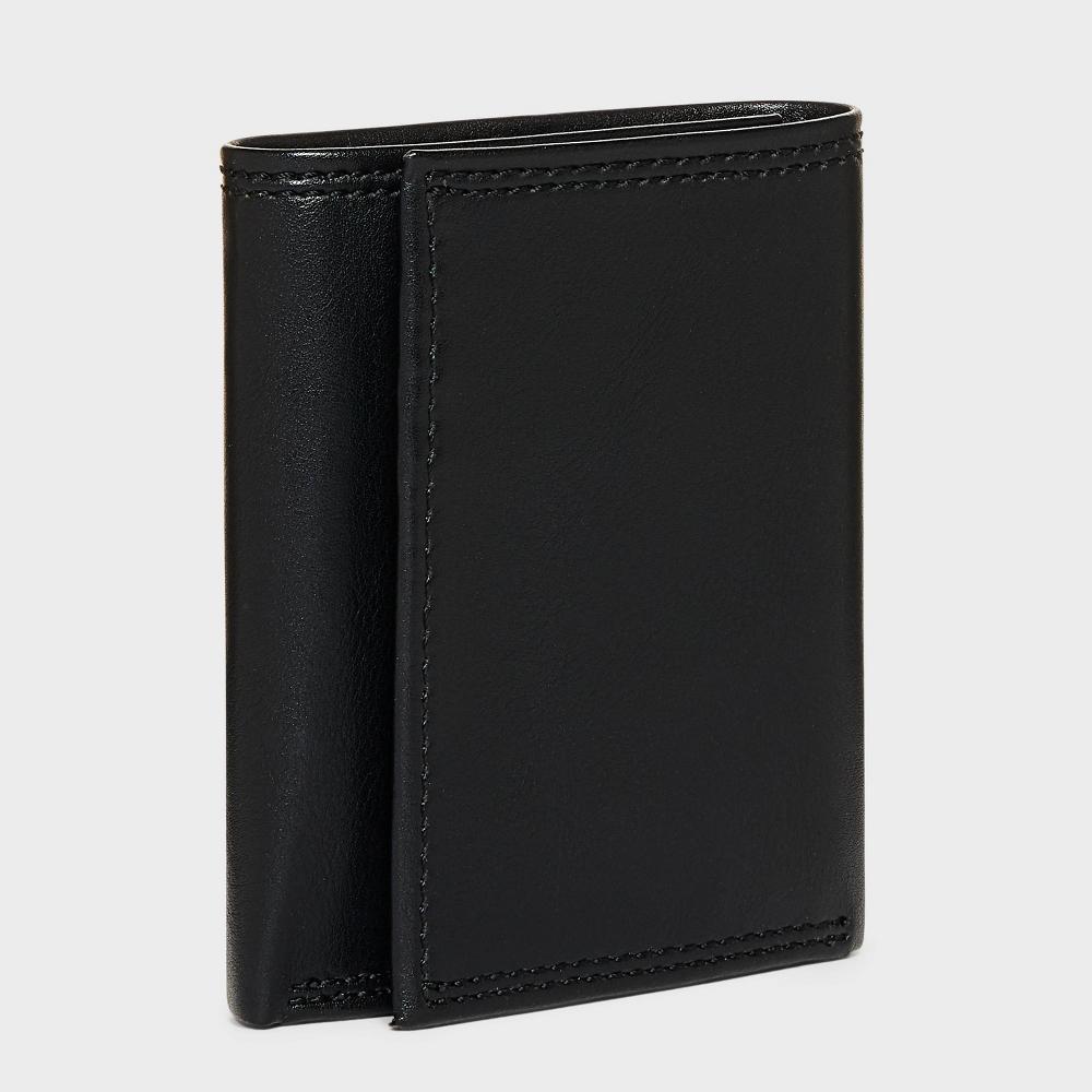 Men's RFID Trifold Wallet - Goodfellow & Co™ Black Product Image