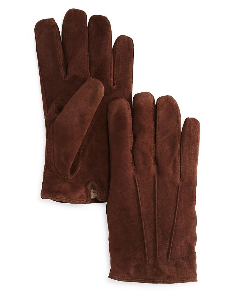 The Mens Store at Bloomingdales Three-Cord Suede Gloves - Exclusive Product Image