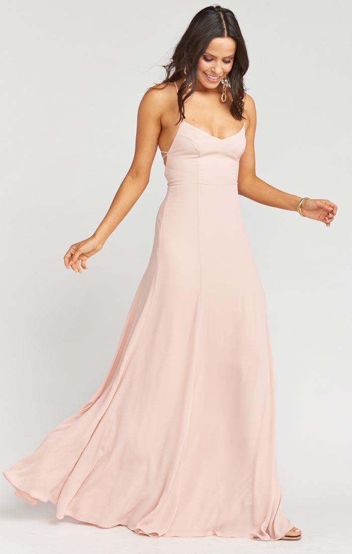 Godshaw Goddess Gown ~ Dusty Blush Crisp Product Image