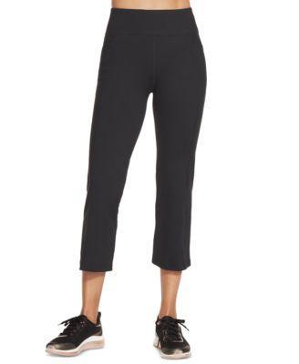 Womens Skechers GOWALK GOFLEX Crop Pants Blue Product Image