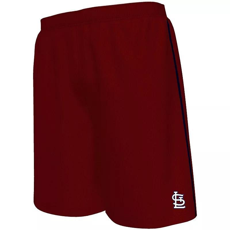 Mens Majestic Red St. Louis Cardinals Big and Tall Mesh Shorts Product Image