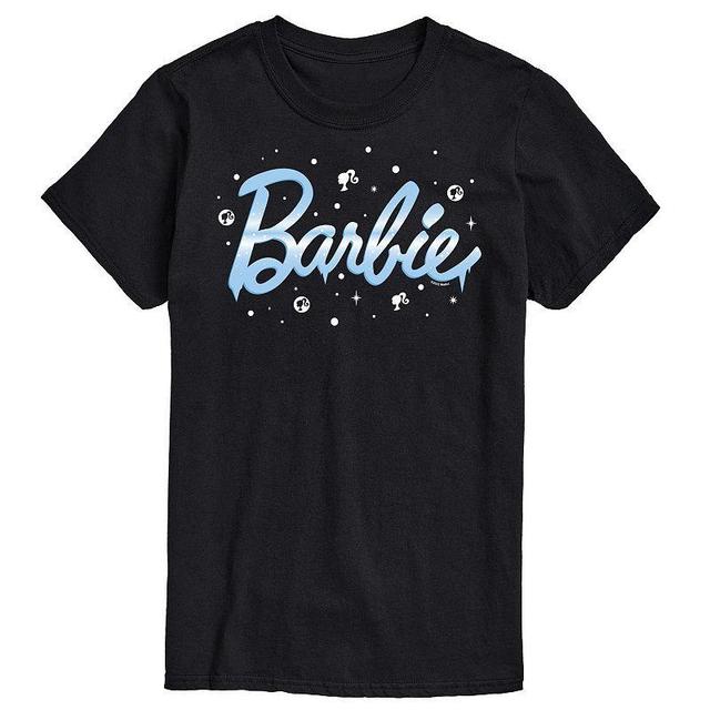 Big & Tall Barbie Icy Logo Graphic Tee, Mens Product Image