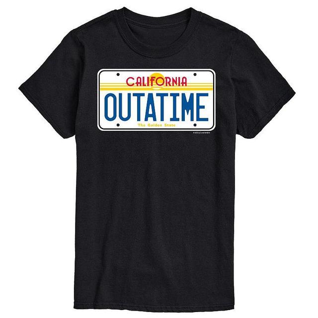 Mens Back To The Future Outatime Tee Grey Product Image