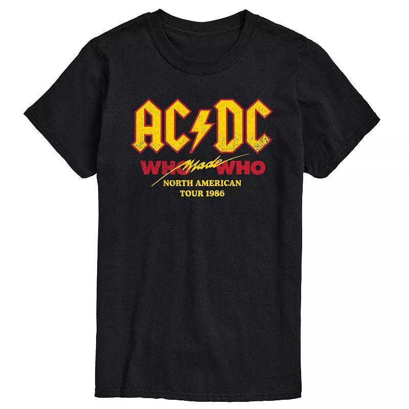 Mens ACDC Who Made Who Tour Graphic Tee Product Image