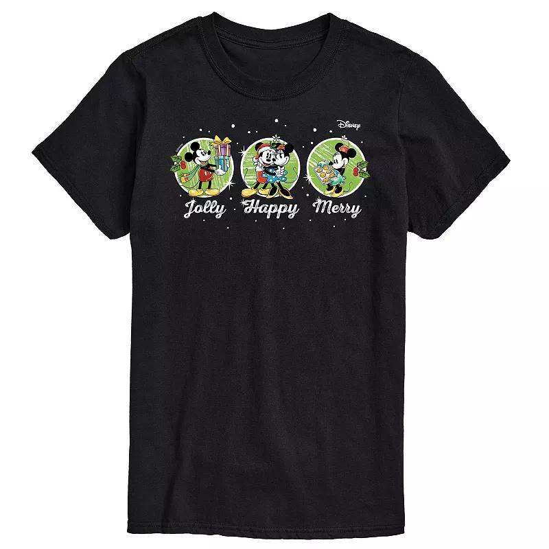 Disney Mens Jolly Happy Merry Tee Product Image