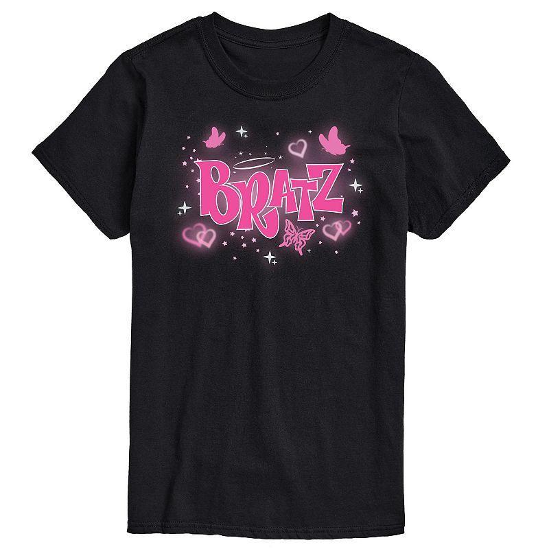 Big & Tall Bratz Y2K Butterfly Logo Graphic Tee, Mens Product Image