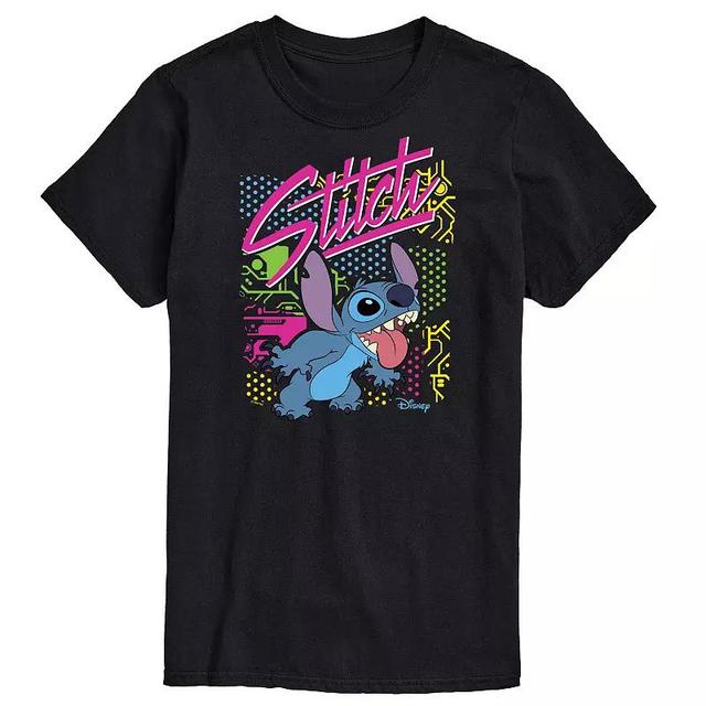 Disneys Lilo & Stitch Big & Tall Retro Graphic Tee, Mens Product Image