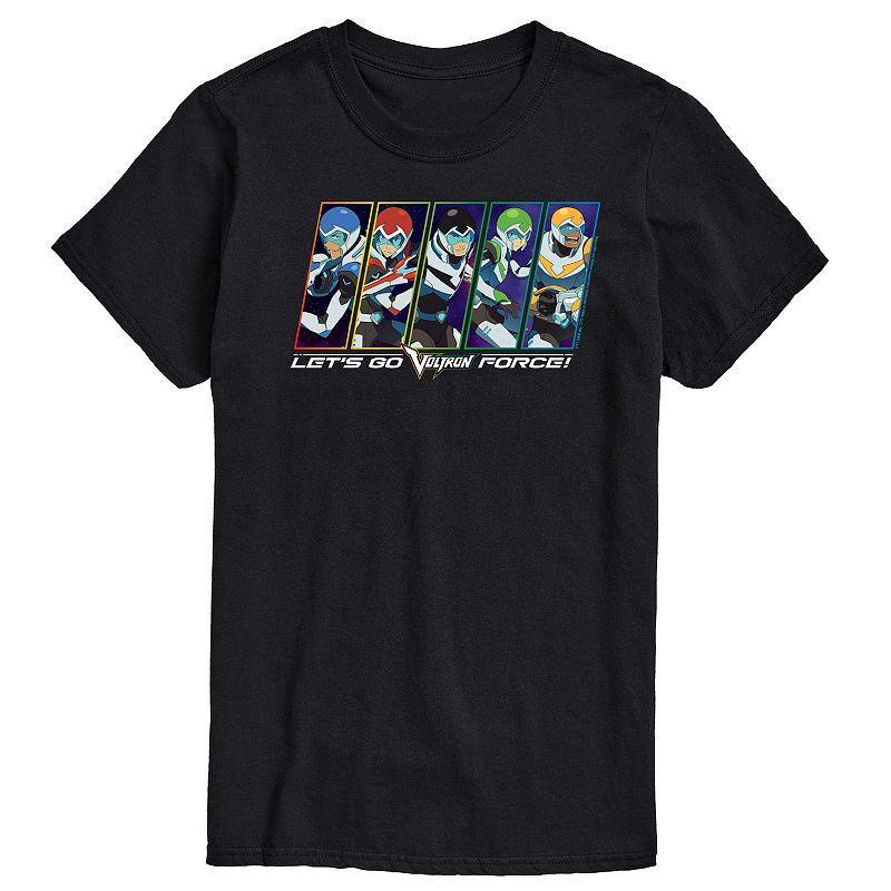 Mens Voltron Lets Go Voltron Force Graphic Tee Blue Product Image