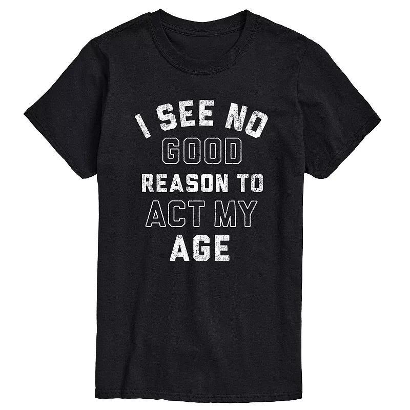 Big & Tall Good Reason Age Tee, Mens Product Image