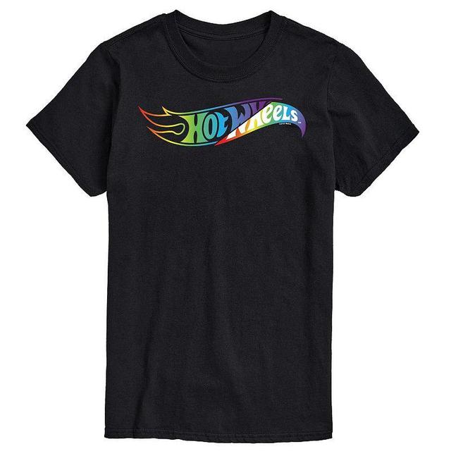 Big & Tall Hot Wheels Pride Wheels Graphic Tee, Mens Product Image