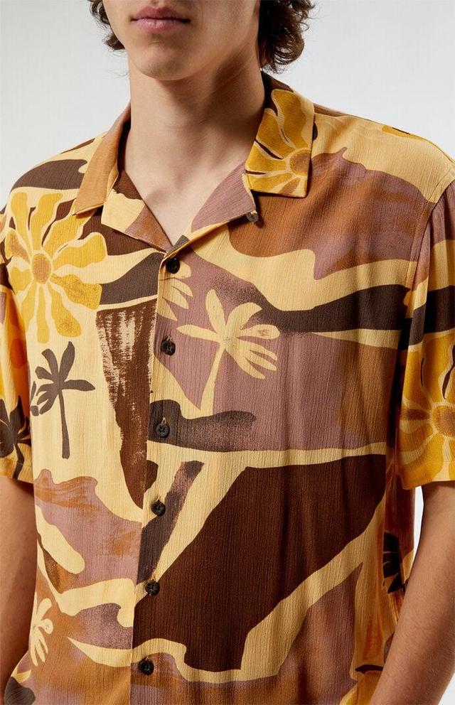 Men's Printed Camp Shirt - Product Image