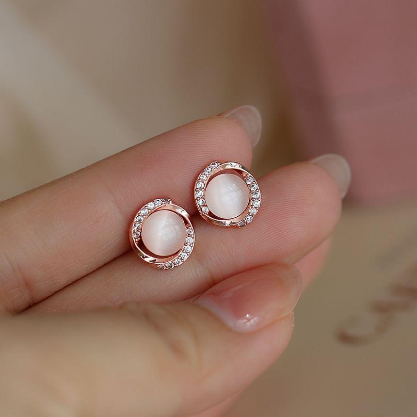 Rhinestone Gemstone Ear Stud Product Image