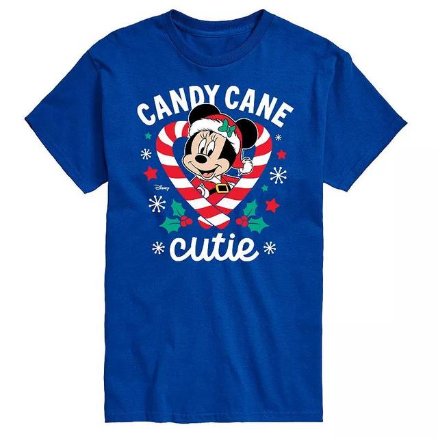 Disneys Big & Tall Minnie Candy Cane Cutie Graphic Tee, Mens Product Image