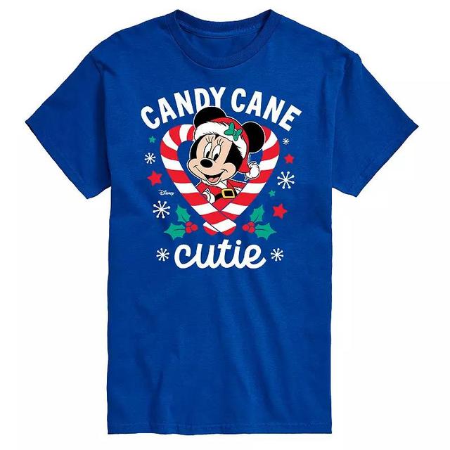 Disneys Big & Tall Minnie Candy Cane Cutie Graphic Tee, Mens Product Image