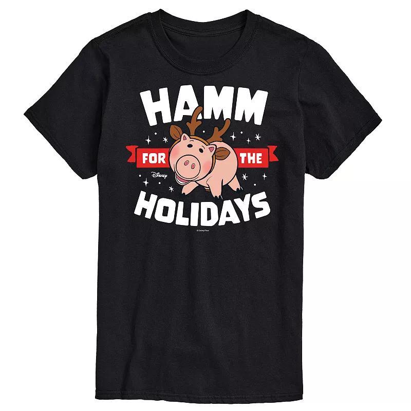 Disney / Pixars Toy Story 4 Big & Tall Hamm For The Holidays Graphic Tee, Mens Product Image