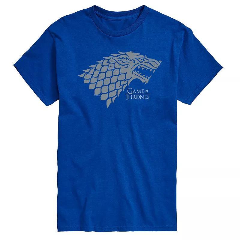 Mens Game Of Thrones Stark Wolf Head Graphic Tee Product Image