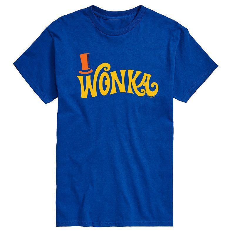 Mens Willy Wonka Retro Willy Wonka Logo Graphic Tee Product Image