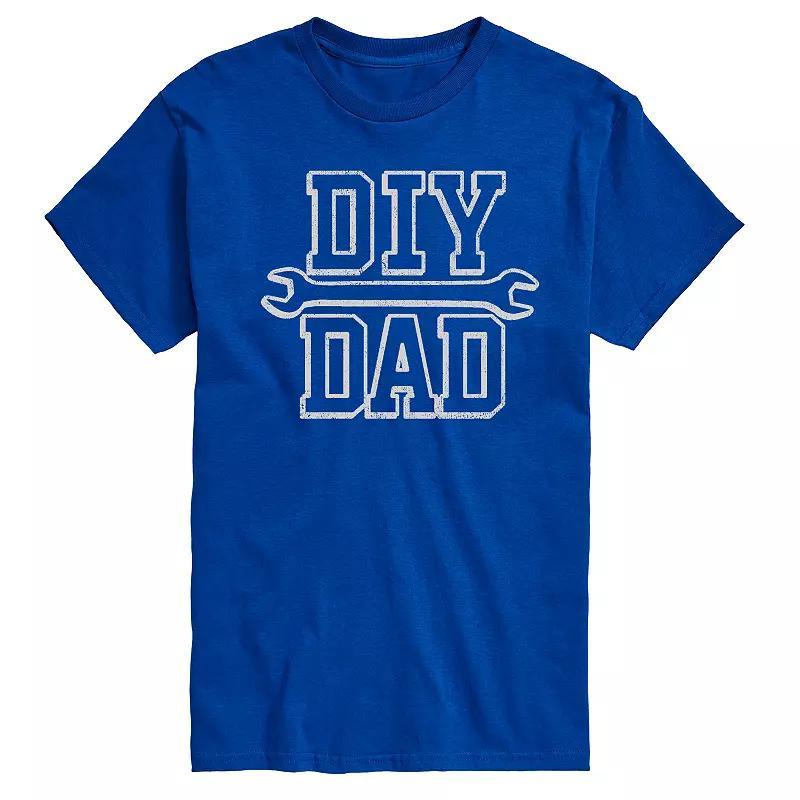 Mens DIY Dad Graphic Tee Red Product Image