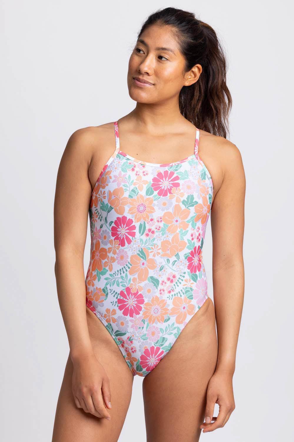 Brandon 2 Swim Onesie - Bouquet Female Product Image