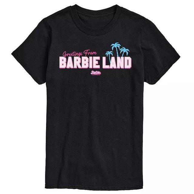 Mens Barbie Movie Greetings From Graphic Tee Product Image