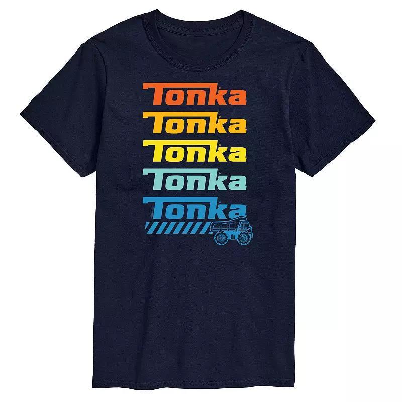 Mens Tonka Logo Repeated Graphic Tee Blue Product Image