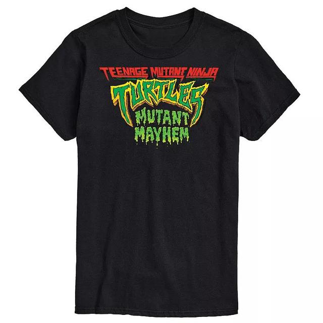 Big & Tall Nickelodeon TMNT Mutant Mayhem Logo Graphic Tee, Mens White Product Image