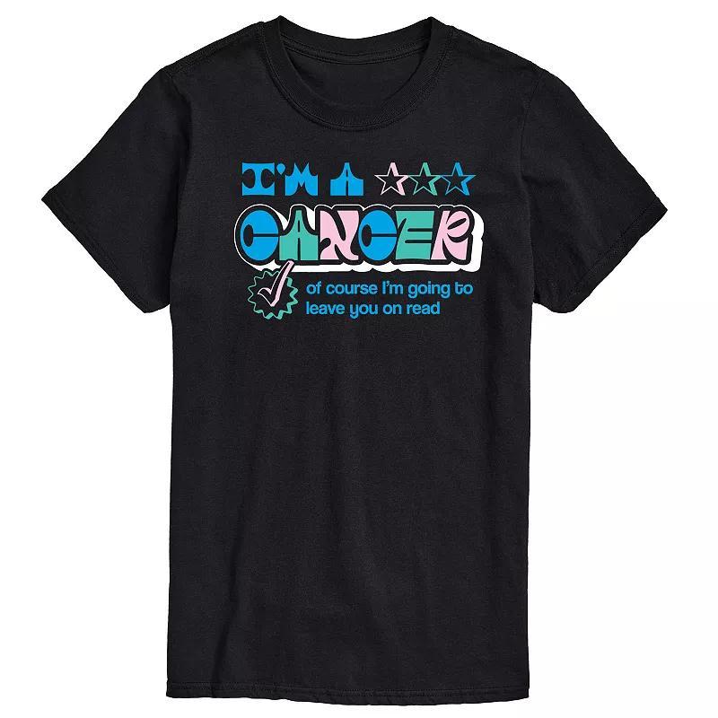 Mens Cancer Leave You On Read Graphic Tee Product Image