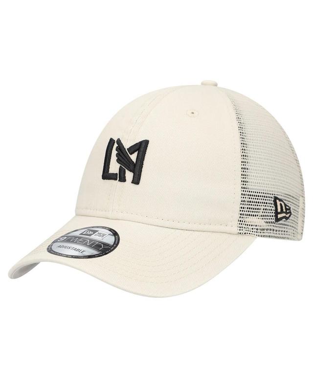 New Era Mens Tan Lafc Game Day 9TWENTY Adjustable Trucker Hat Product Image