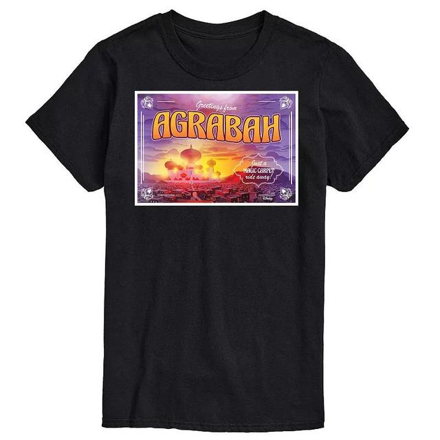 Disney Princess Big & Tall Agrabah Postcards Graphic Tee, Mens Product Image