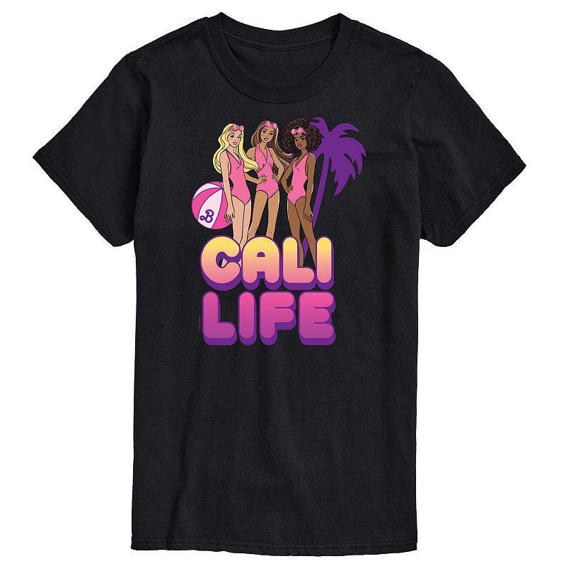 Big & Tall Barbie Cali Life Graphic Tee, Mens Product Image