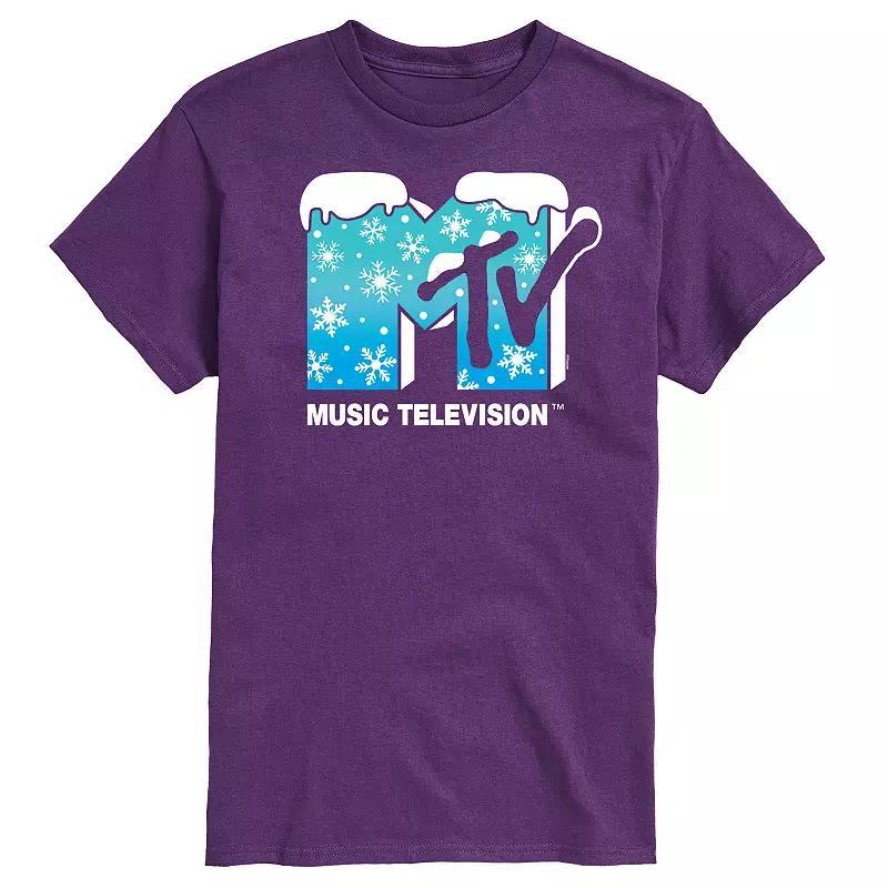 Big & Tall MTV Snowflakes Logo Graphic Tee, Mens Product Image