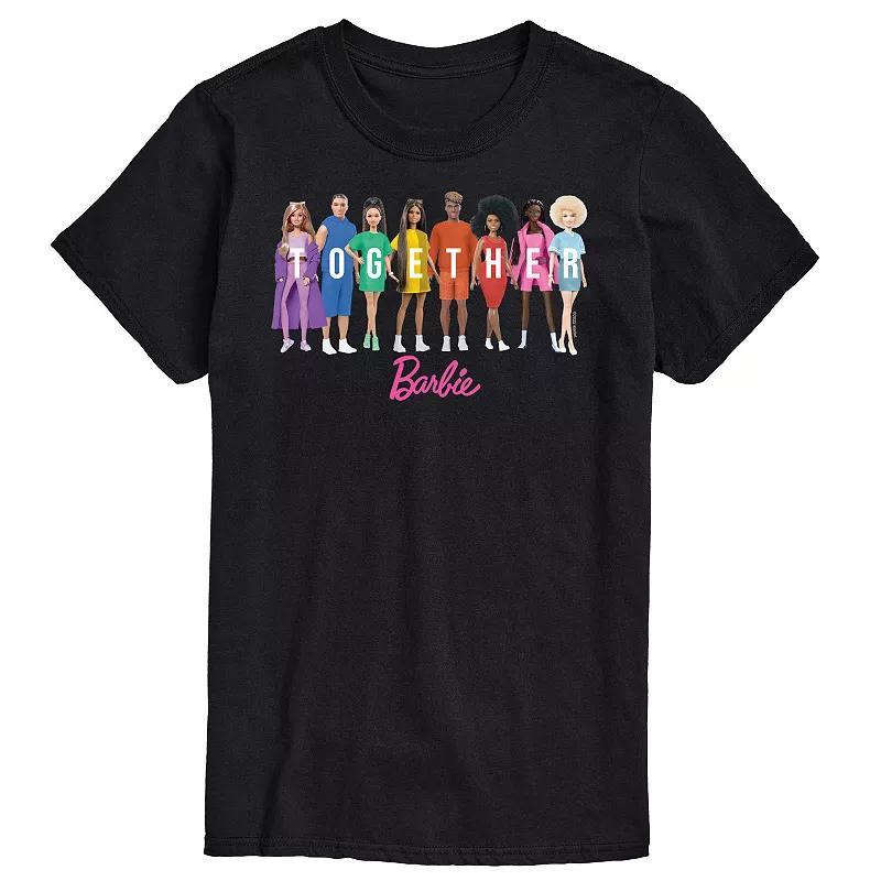 Mens Barbie Together Pride Graphic Tee Product Image