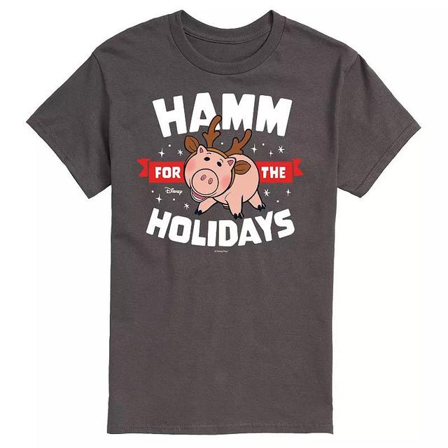 Disney / Pixars Toy Story 4 Big & Tall Hamm For The Holidays Graphic Tee, Mens Product Image