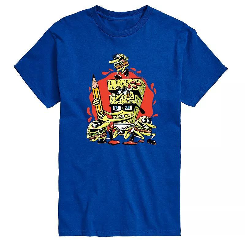 Mens SpongeBob SquarePants Graphic Tee Product Image