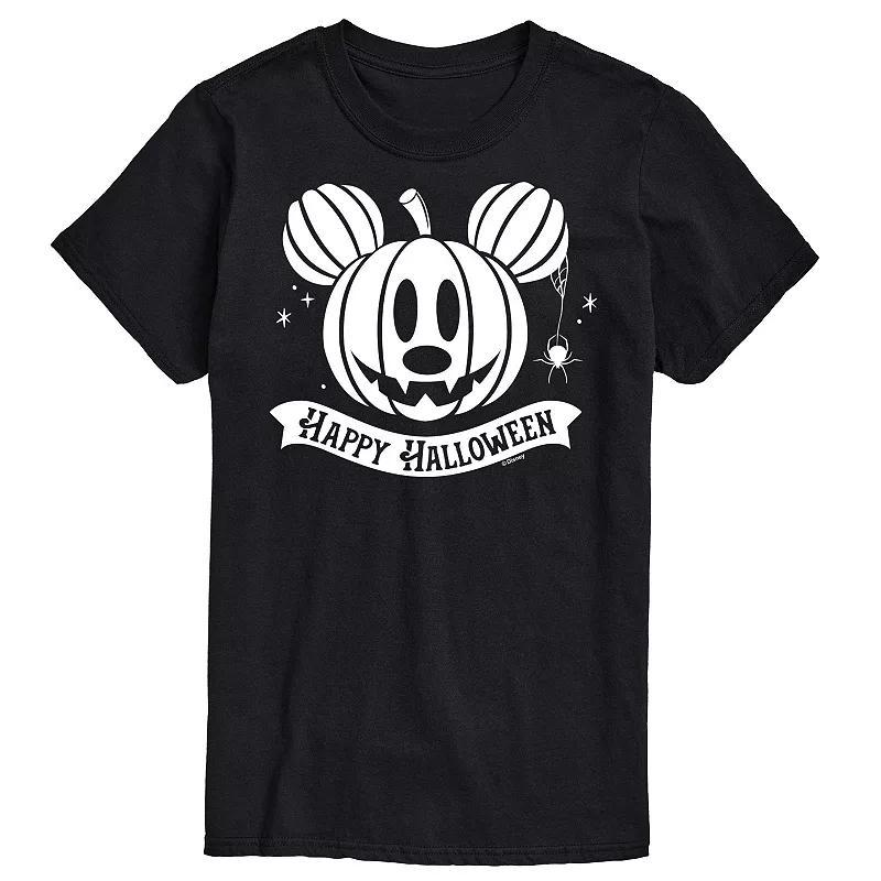 Disneys Mickey Mouse & Friends Big & Tall Happy Halloween Pumpkin Graphic Tee, Mens Product Image