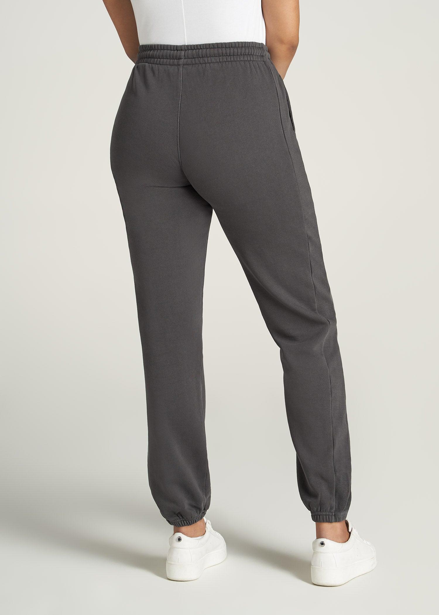 Wearever Fleece Regular Fit Women's Tall Sweatpants in Charcoal Product Image