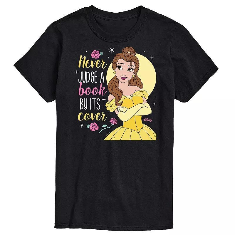 Disney Princess Big & Tall Never Judge Book By Its Cover Graphic Tee, Mens Product Image