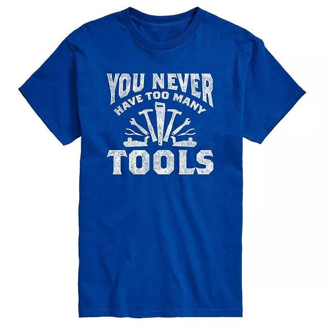 Mens You Never Have Too Many Tools Graphic Tee Product Image