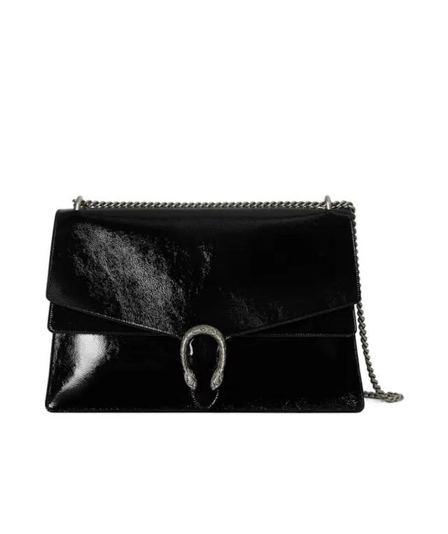 GUCCI Dionysus Leather Shoulder Bag In Black Product Image