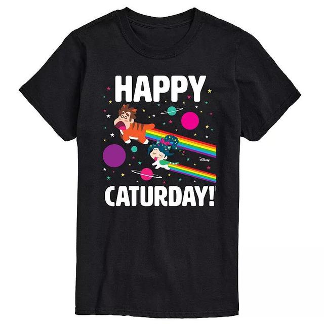 Disneys Wreck It Ralph Big & Tall Happy Caturday Graphic Tee, Mens Product Image